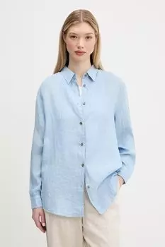 Льняная рубашка Superdry, синий