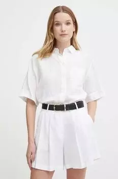 Льняная рубашка Tommy Hilfiger, белый