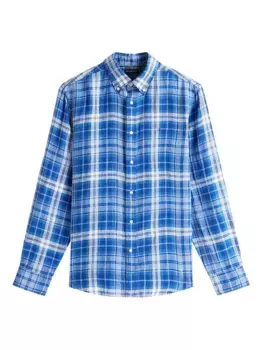 Льняная рубашка Tommy Hilfiger, синий