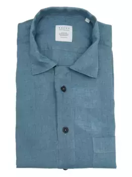 Льняная рубашка Xacus, синий