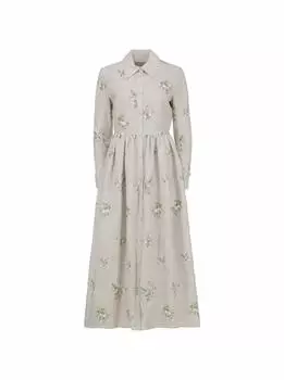 Льняное платье-рубашка Cora Erdem