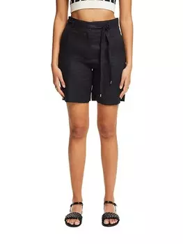 Льняные шорты ESPRIT, черный