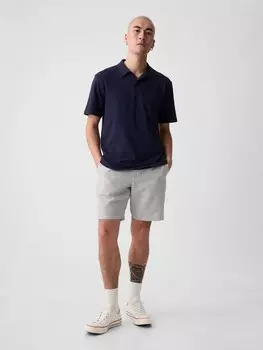 Льняные шорты Gap, серый