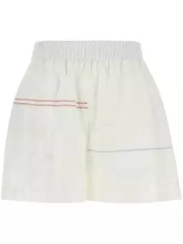 Льняные шорты Marni, белый