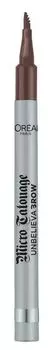L’Oral Brow Artist Micro Tatouage карандаш для бровей, 108 Dark Brune