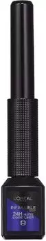 L’Oral Grip 24H Matte Liquid Liner Подводка для глаз, 02 Blue