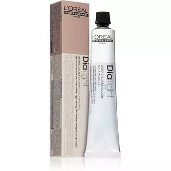 L'Oral Professionnel Dia Light стойкая краска для волос без аммиака оттенок 7.12 Biondo Cenere Iris 50 мл