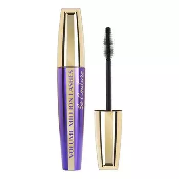 L'Oreal объем миллион ресниц так кутюр тушь L'oreal Paris, цвет so black, 9,5 мл