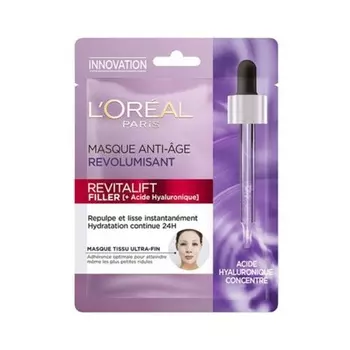 L'Oreal Paris Skin Expert Revitalift Filler Тканевая маска с гиалуроновой кислотой, L'Oreal