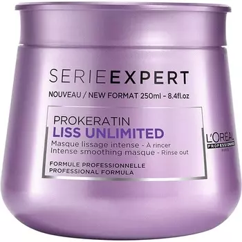 L'Oreal Professionnel Маска для непослушных и вьющихся волос Serie Expert Liss Unlimited 250мл