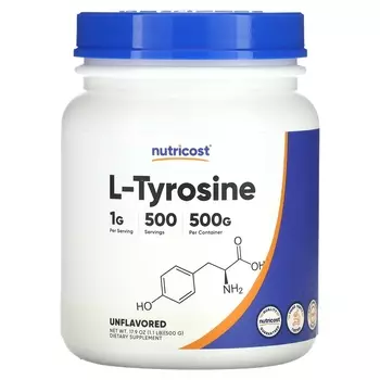 L-тирозин Nutricost, 500 г