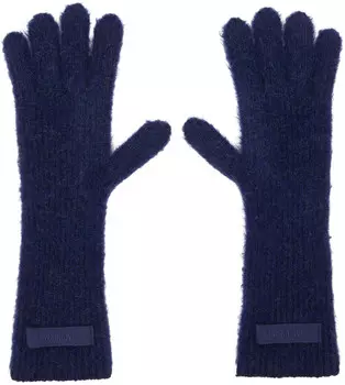 La Casa 'Les Gants Gros Grain' Перчатки JACQUEMUS, темно-синий