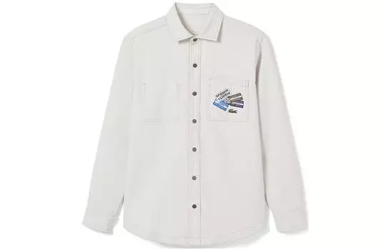 LACOSTE Мужская рубашка, цвет Beige