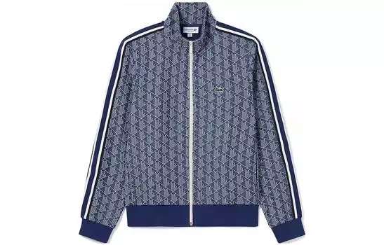 LACOSTE Мужская толстовка, цвет Blue Printed