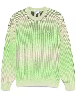 Lacoste свитер с эффектом омбре, желтый