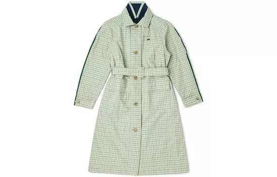LACOSTE Женский Тренч, цвет зеленый