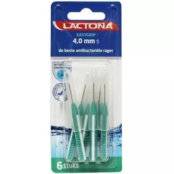 Lactona Brushes Easygrip S 4,0 мм — зубная щетка — 6 шт.