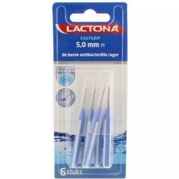Lactona Щетки Easygrip M 5.0 Mm - Зубная щетка - 6 шт.