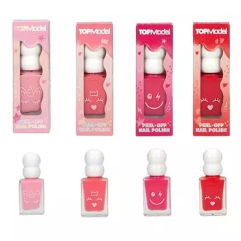 Лак для ногтей Beauty And Me - коралловый, светло-розовый, розовый, красный Topmodel