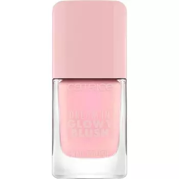 Лак для ногтей Catrice Dream In Glowy Blush 080 Розовый Стойкий мерцающий без ацетона веганский без частиц микропластика без консервантов 10,5 мл