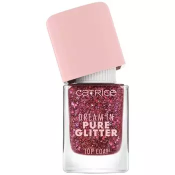 Лак для ногтей Dream In Pure Glitter Top Coat Catrice, 1 unidad