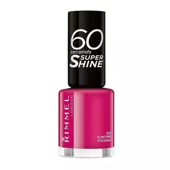 Лак для ногтей Esmalte de Uas 60 Seconds Super Shine Rimmel, 323 Funtime Fuchsia