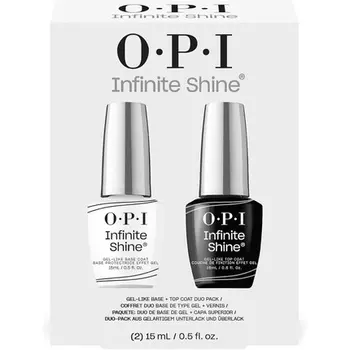 Лак для ногтей Infinite Shine Long-wear System, гелеобразный лак для ногтей, базовое и верхнее покрытие, набор из 2 х 15 мл OPI