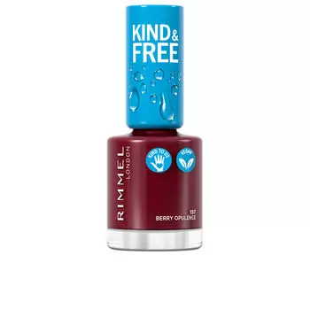 Лак для ногтей Kind & free nail polish Rimmel london, 8 мл, 157-berry opulence