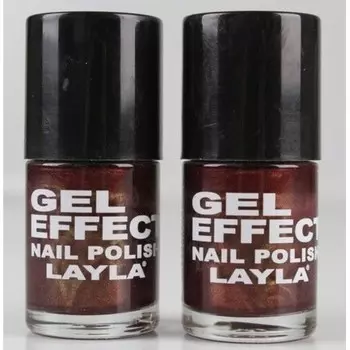 Лак для ногтей Layla Cosmetic Gel Effect Magenta Purple Metallic Red K29-B Layla Cosmetics