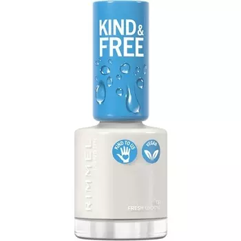 Лак для ногтей London Kind And Free Clean, 8 мл, 151, свежий, отмененный, Rimmel