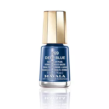 Лак для ногтей Nail color Mavala, 5 мл, 269-deep blue