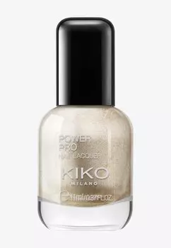 Лак для ногтей Power Pro Nail Lacquer KIKO Milano, цвет cold gold