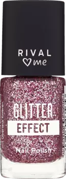 Лак для ногтей RIVAL loves me Glitter Effect 09 dazzling diamonds