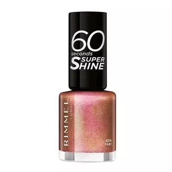 Лак для ногтей с блестками 60 Seconds, 8 мл, 834 Fab, Rimmel