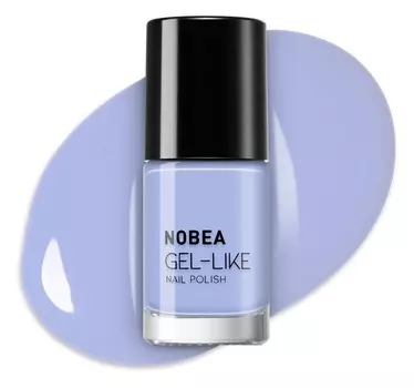 Лак для ногтей с гелевым эффектом NOBEA Day-to-Day, оттенок Sky blue #N44 6 мл