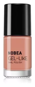 Лак для ногтей с гелевым эффектом NOBEA Day-to-Day, оттенок Almond milk #N14 6 мл
