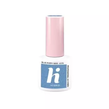 Лак для ногтей Spicy #270 Синий Мак 5мл, Hi Hybrid