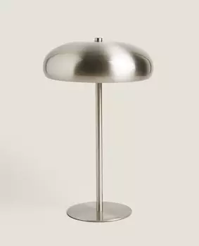 Лампа настольная Zara Home Large Monochrome, серебристый