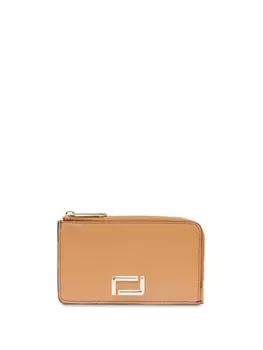 Lancel картхолдер Angele, коричневый