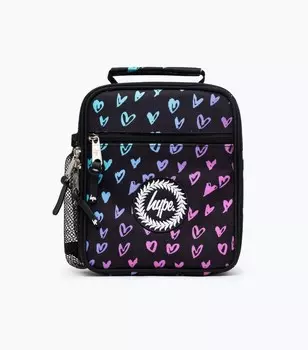 Ланч-бокс HYPE Black Scribble Heart HYPE, пастельно-розовый