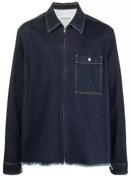 Lanvin джинсовая куртка на молнии, синий