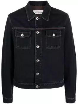 Lanvin джинсовая куртка на пуговицах, синий