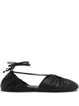 Lanvin кожаные балетки, черный