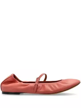 Lanvin кожаные балетки, розовый