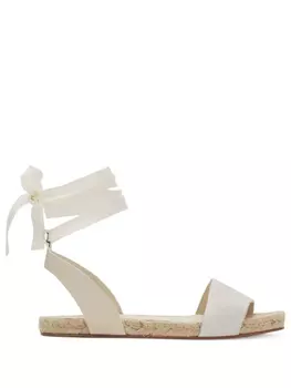 Lanvin кожаные сандалии, белый