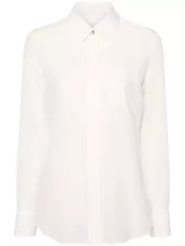 Lanvin креповая рубашка, белый