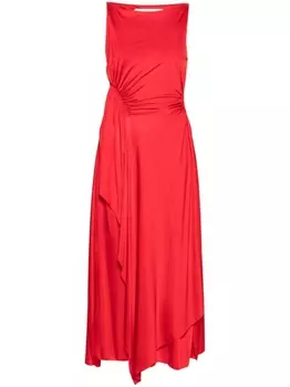 Lanvin многослойное платье, красный