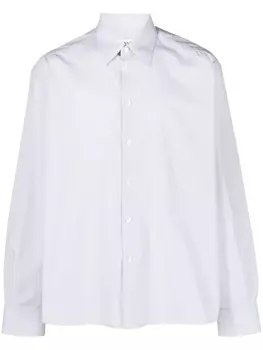 Lanvin pinstripe-print cotton shirt, черный
