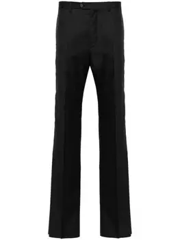 Lanvin прямые брюки строгого кроя, серый