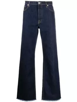 Lanvin прямые джинсы средней посадки, синий